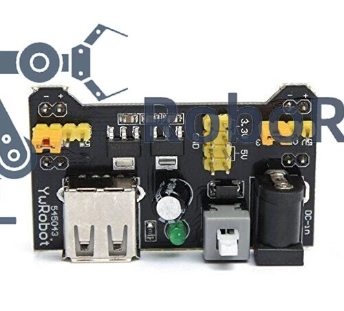 Módulo de fuente de alimentación MB102 Breadboard placa de 3,3 V 5 V + tabla de pan de 830 puntos Foto 2 de 4