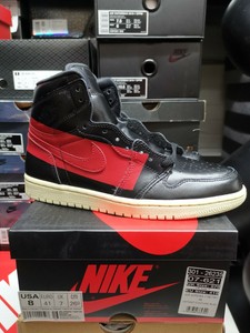 Nike Air Jordan 1 Retro High Og Defiant Couture Black Gym Red Muslin Uk 7 Ebay