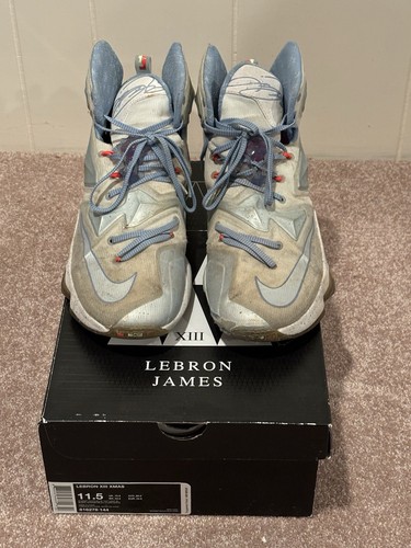 Used Nike LeBron 13 Christmas Size 11.5 Men’s w Box READ DESCRIPTION