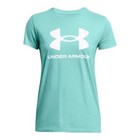 Under Armour Women’s UA Rival Logo T-Shirt Green Short Sleeve Sz. Small