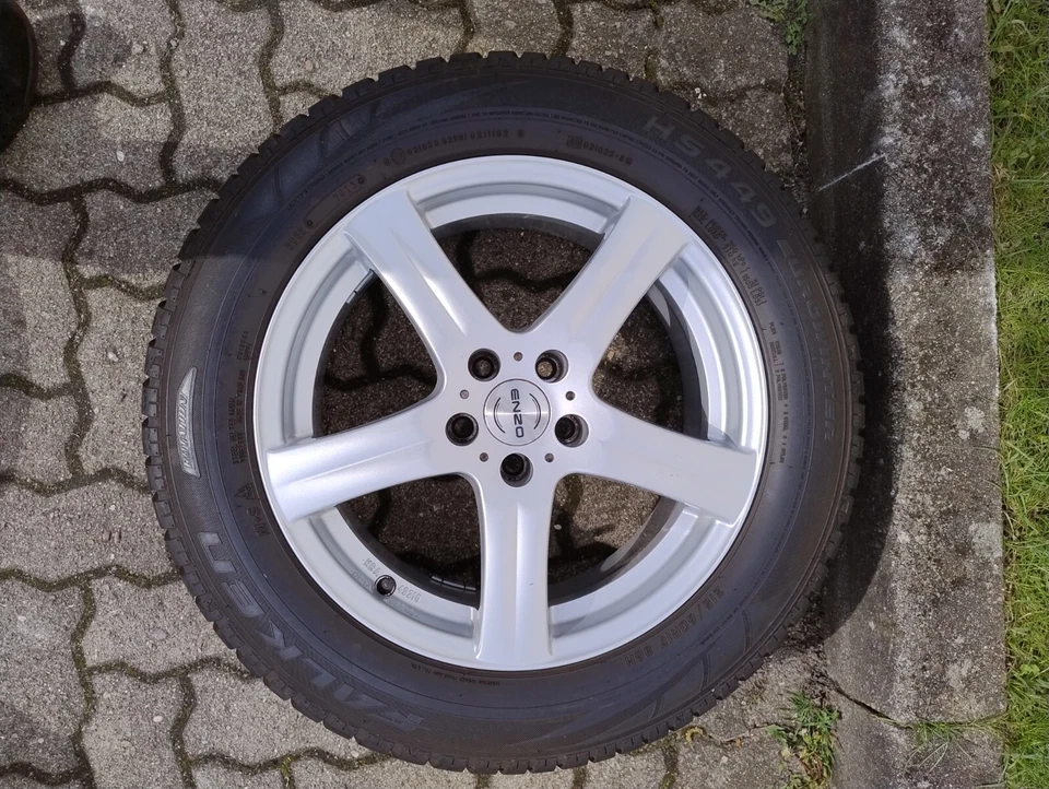 4x Winterkompletträder Opel Mokka (J13) auf 17 Zoll Enzo Alufelgen - Bild 2 von 4