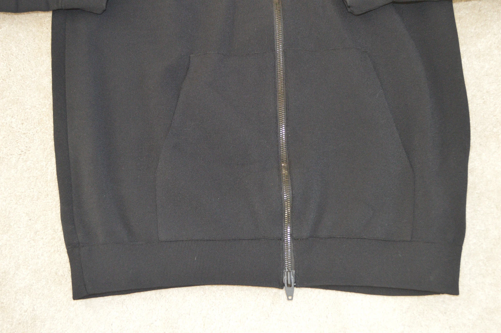 Alexander Wang x H&M felpa con cappuccio nera con cappuccio e cerniera giacca da uomo taglia small S nuova