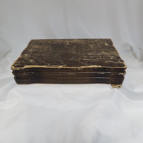 Vintage Tarnish Resistant Wood Silverware Flatware Wooden Storage Chest Box 68 - 第 4/9 張圖片