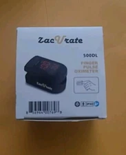 Zacurate Pro Series 500dL Finger Pulse Oximeter - Black  New "Sealed"