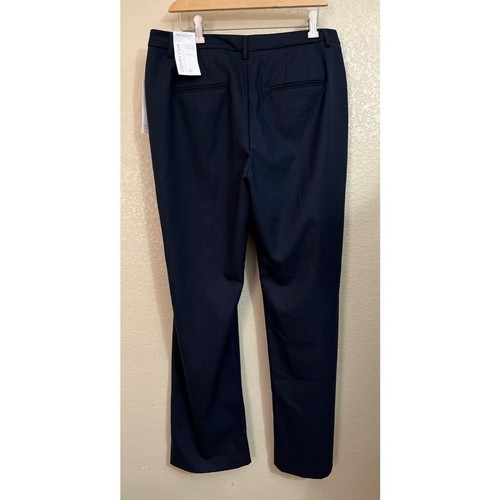 NWT Coldwater Creek Pants Bootcut Size 12 Polyester Stretch Navy Blue - Picture 6 of 6