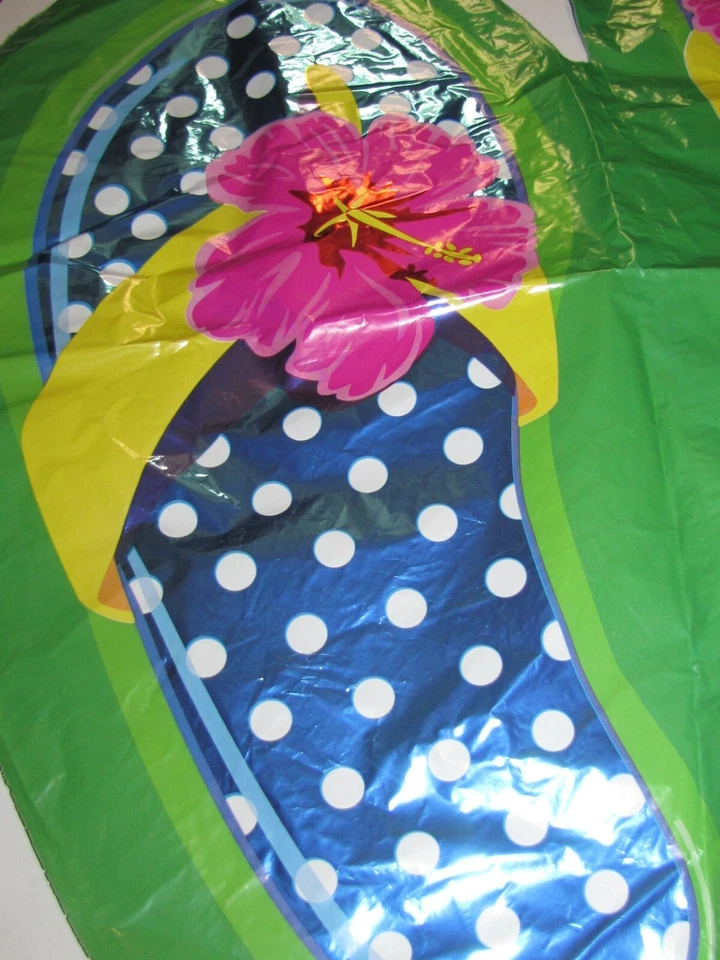 Globo de aluminio chanclas súper forma #85129, globo sandalia Foto 2 de 3