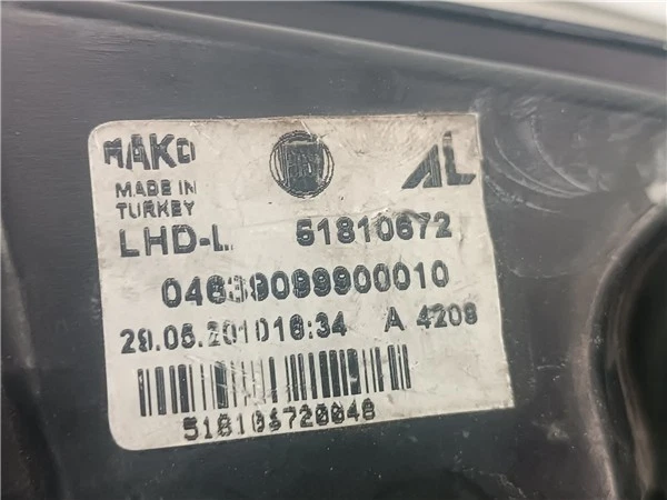 Faro Delantero Izquierdo Fiat ii doblo 152 2010 13 active 13 ltr 66 kw 16v jtd - Imagen 3 de 4
