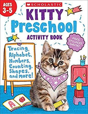 Kitty Preschool Activity Book Paperback Scholastic Teaching Resou