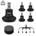  Office Chair Bell Glides Replacement, Fixed Feet Wheel Stopper for High 6.5cm