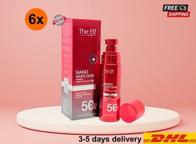 6x The Elf Nano White Dose 10X Fast Brightening Face Radiance Skin Care 60 ml