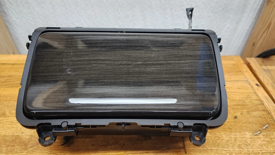 BMW F10 528i 550i 535i 2011-2016 portavasos delantero OEM moldura de grano de madera Foto 2 de 4