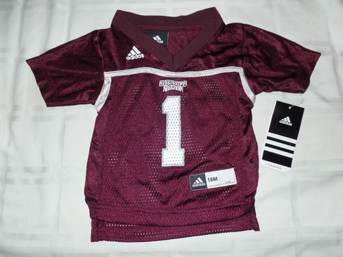 Mississippi State Bulldogs Adidas Infant Toddler Throwback Jersey New tags - Picture 6 of 9
