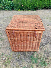 Large Wicker Storage Trunk