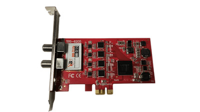 TBS-6205 DVB-T2/T/C Quad TV Tuner PCIe Card DVB-T2 Lite Full Height