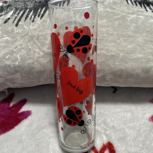 Indiana Glass Crystal Love Bug Cylinder - Picture 1 of 4