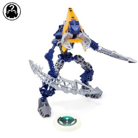 Lego Bionicle - 8601 - Metru Nui - Vahki Bordakh - Complete Retired Blue Figure