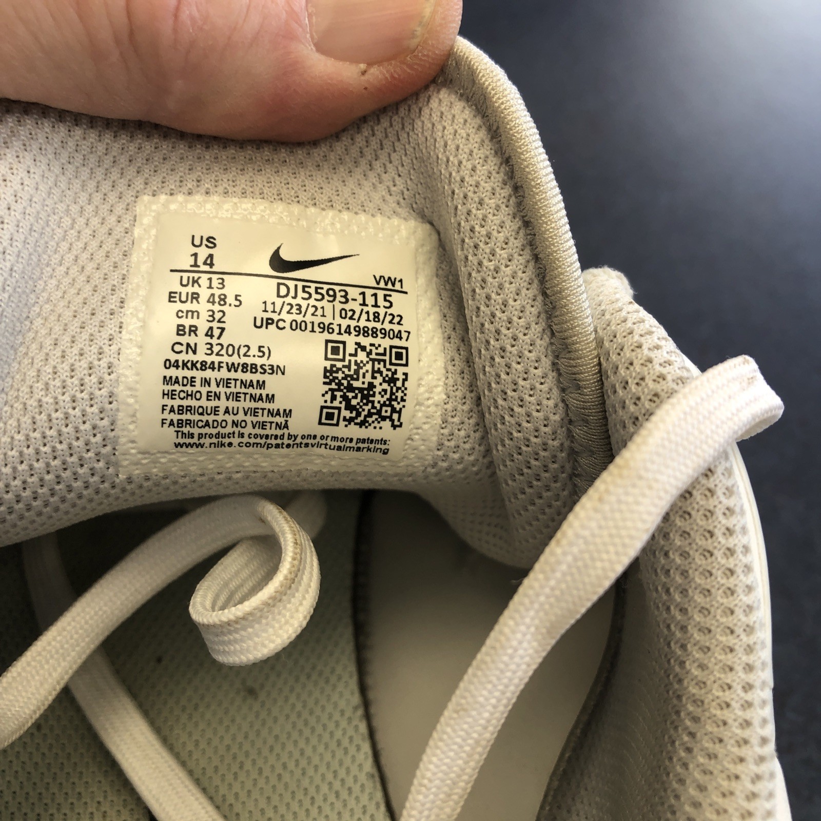 Nike Men's React Infinity Pro 2 White Size 14 (DJ… - image 8