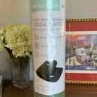 Nautilus High Performance Yoga Mat w/ Strap 68x24 6mm Dry Grip Green