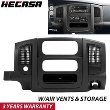For 02-05 Dodge Ram 1500 2500 Center Dash Radio Bezel Climate Trim Panel Vent For 02-05 Dodge Ram 1500 2500 Center Dash Radio Bezel Climate Trim Panel Vent