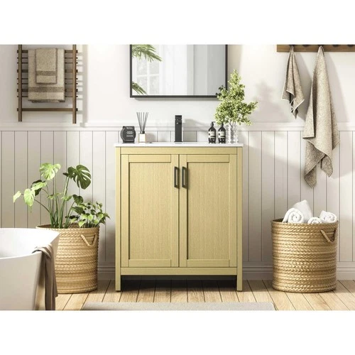 Elegant Lighting VF25130MHB Finnley Vanity Honey Brown - Picture 2 of 11