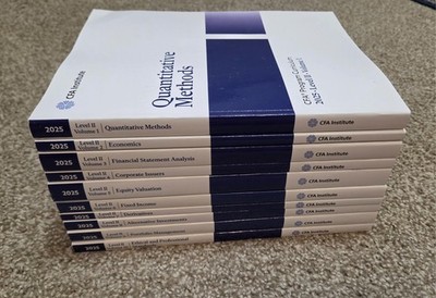 2025 CFA Program Curriculum Level 2 Box Set Volume 1-10