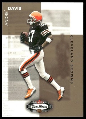 Andre Davis Rookie /1500 2002 Fleer Box Score #124 Cleveland Browns