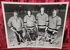 Bowling Green Falcons NCAA Hockey Coach Ron Mason Autograph Auto singed 8x10 JSA