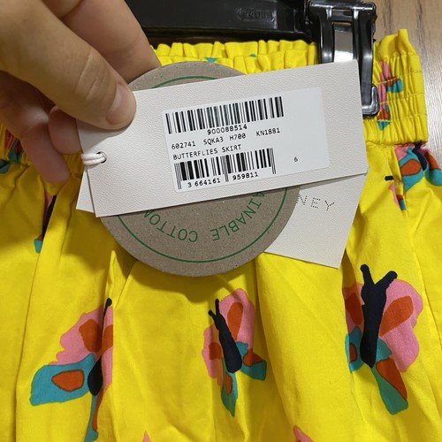 NWT Stella McCartney Girl’s 6 Butterflies Skirt W/ Pockets - Picture 5 of 6