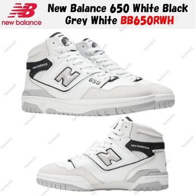 New Balance 650 Weiß Schwarz Grau Weiß BB650RWH Herren Gr.