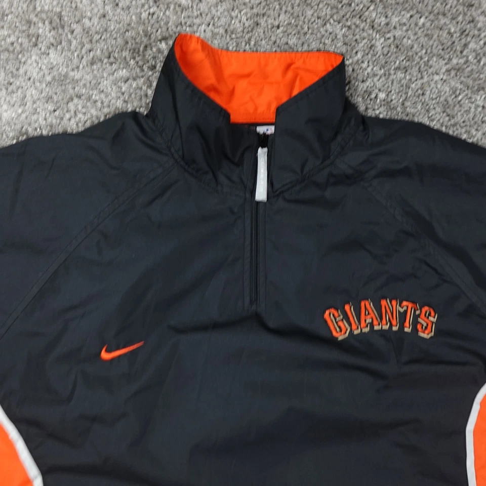 Chaqueta cortavientos grande San Francisco para hombre Swoosh MLB Team edición 1/4 cremallera Foto 2 de 4