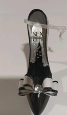 Kurt S Adler Sex And The City High Heel Black  Pump Ornament