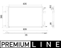 Mahle Kondensator Klimaanlage FüR Opel Zafira Tourer C 2.0 Biturbo Cdti Astra