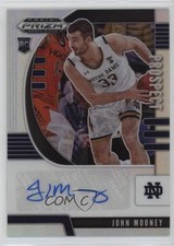2020-21 Panini Prizm Draft Picks Prospect Silver John Mooney #PA-JO Auto s1i