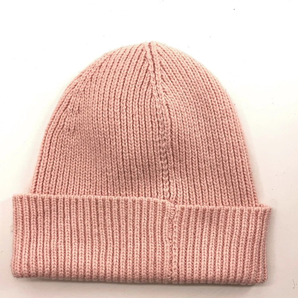 Gorra puño invierno mezcla reciclada poliéster tejido rosa azul marino antiguo Foto 2 de 4