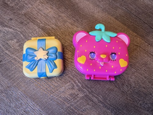 Polly Pocket Hidden Hideouts Unicorn Utopia Playset and the Straw-Beary Patch