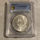 1884 CC Morgan Silver Dollar MS 64 PCGS Beautiful Coin Free Shipping No Reserve