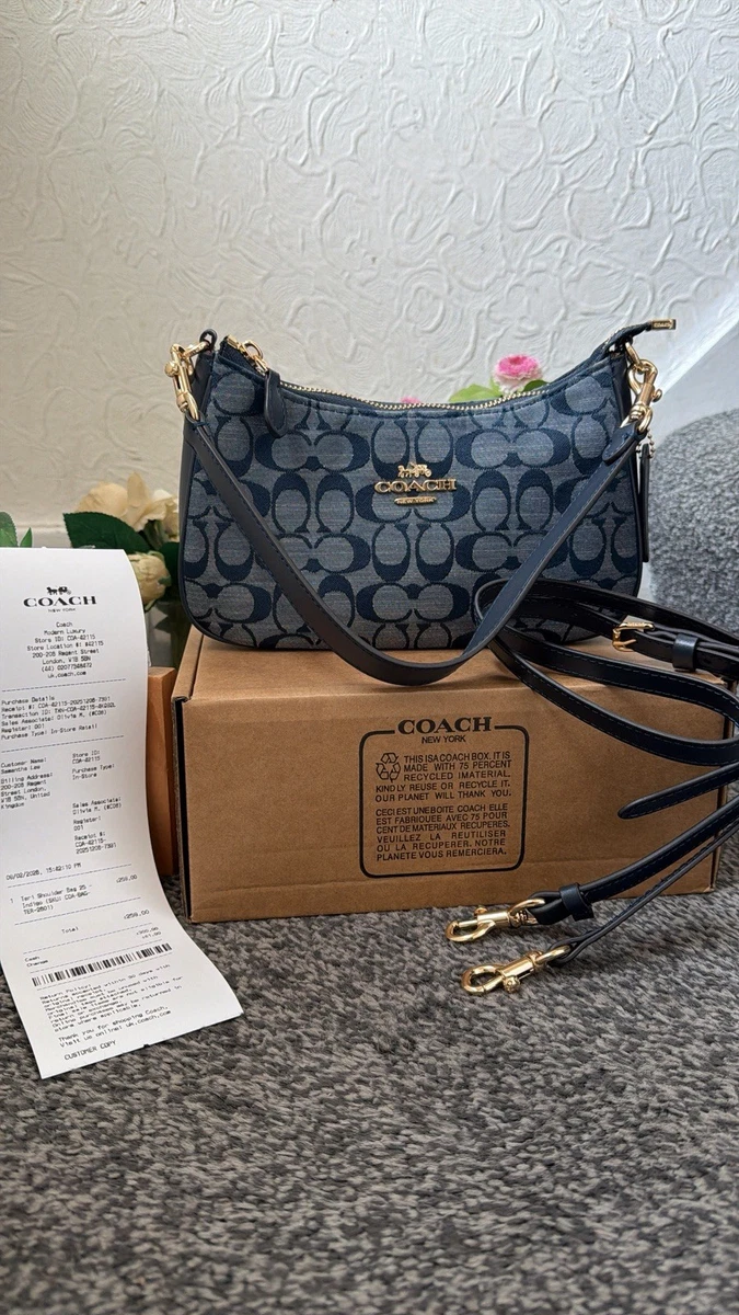 Coach Shoulder Bag Blue Bags & Handbags for Women for sale | eBay UK