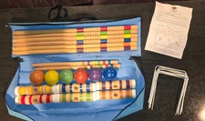 Croquet Set Complete with Carrying Case Outdoor Game