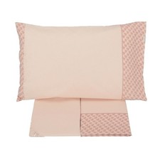 Set lenzuola 2 piazze TWINSET Papillons rosa antico effetto copriletto