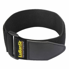 6 Pack 2" x 18" Black Elastic Hook  Loop Cinch Straps for Cords Cargo Nylon