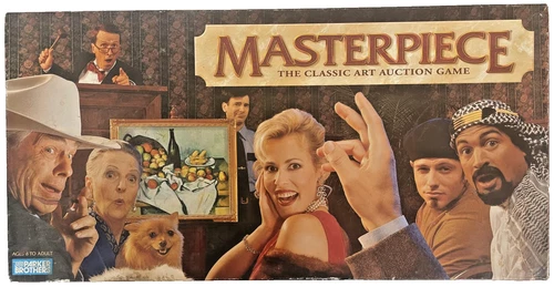 Vintage 1996 Masterpiece Classic Art Auction Parker Brothers Board Game No Inst.