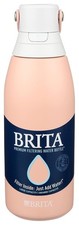 BRITA Stainless Steel Premium Water Bottle with Filter 32 oz Rose BPA-Free - NEW