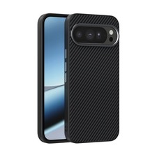 For Google Pixel 10 Pro XL/9 Pro/9A Carbon Fiber Patterned Magnetic Slim Case