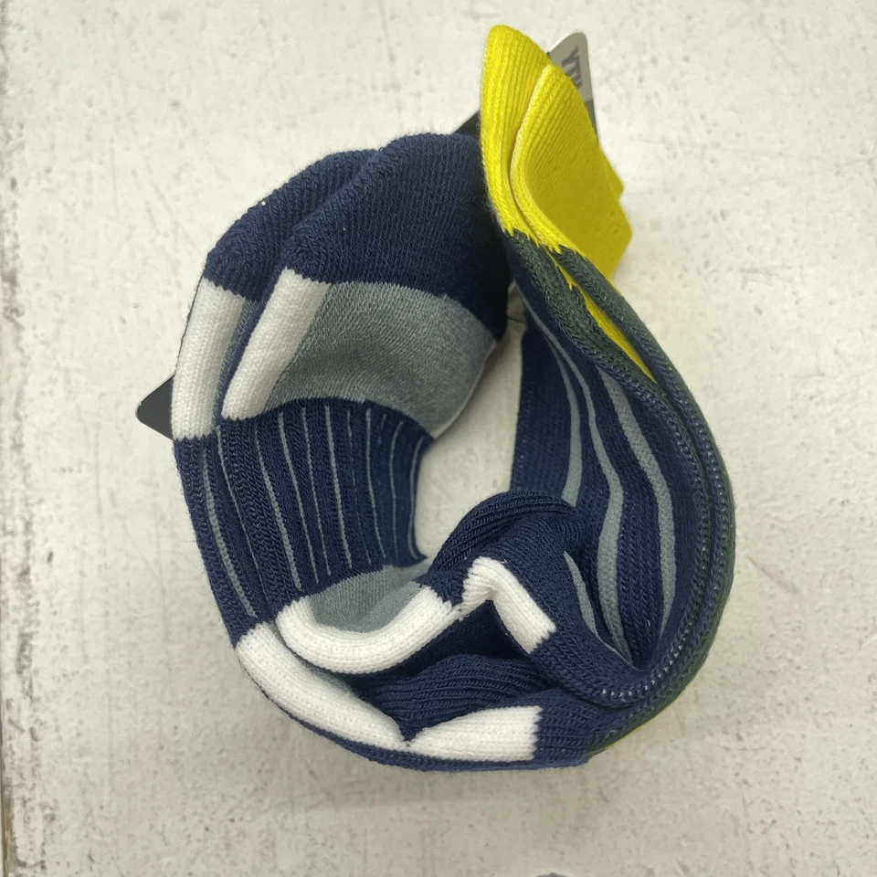 Calcetines Savannah Bananas Jóvenes Niños Equipo de Béisbol Fenómeno Curva Amarillo Azul Marino YTH Foto 3 de 4