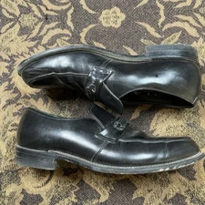 Executive Imperials Men's Dress Shoes by Mason Leather Black Size 9 Vintage