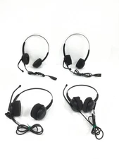 Lot of 4 JABRA R-203515 Headset, WORKING, FREE SHIPPING