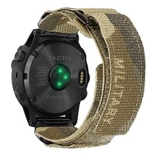 Compatible With Garmin, Watch Band, Camouflage Super Rugged Nylon Sports Strap