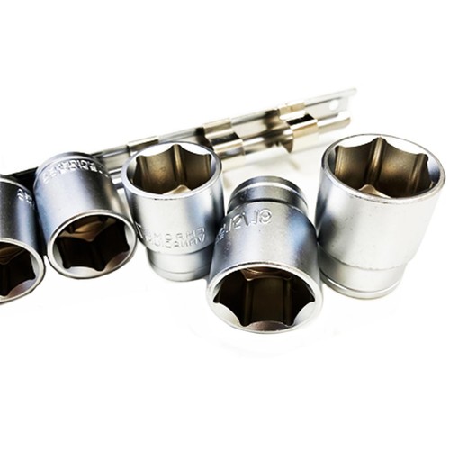 SAE Imperial SOCKET Set in AF on Rail with 1/2" Drive to 6 Point Hex Sockets - Picture 10 of 10