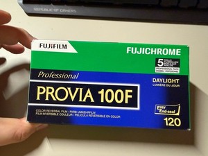Fujifilm Provia 100f 120 Color Reversal Film Expired On 08/2025