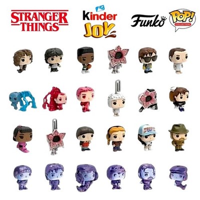 Kinder Joy Stranger Things Funko Pop Figuren